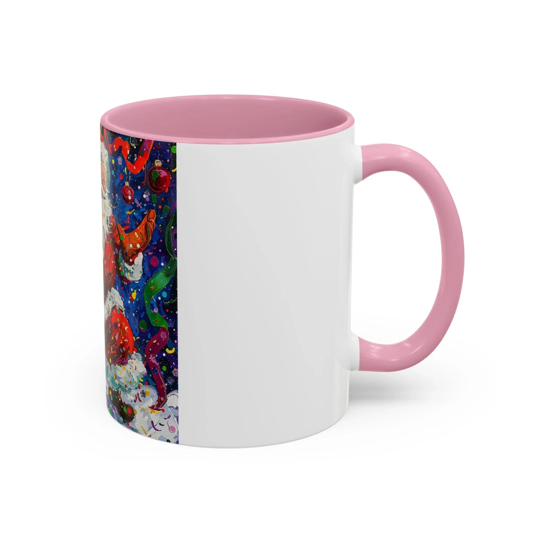 Colorful Mugs (11oz, 15oz) Santa Claus Coffee Cup, Santa Claus Coffee Mug - 250 USA Celebration