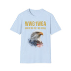 Where We Go One We Go All – Anniversary Gold Signature T-Shirt - Unisex Softstyle T-Shirt