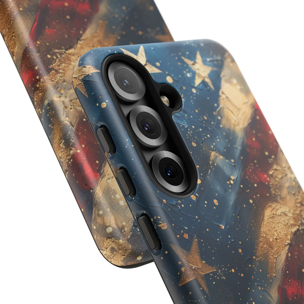 Patriotic Phone Case, Tough Cases with American Flag Design, Stylish Phone Accessories, USA Pride Gift, Durable Cases for All Occasions - 250 USA Celebration