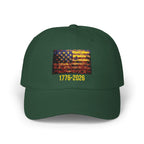 Classic Dad Cap - Vintage American Flag 1776-2026 Embroidered Patriotic Baseball Hat