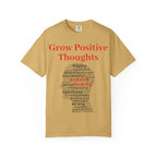 Grow Positive Thoughts T-shirt | Positive Word Cloud Mental Health Tee - 250 USA Celebration