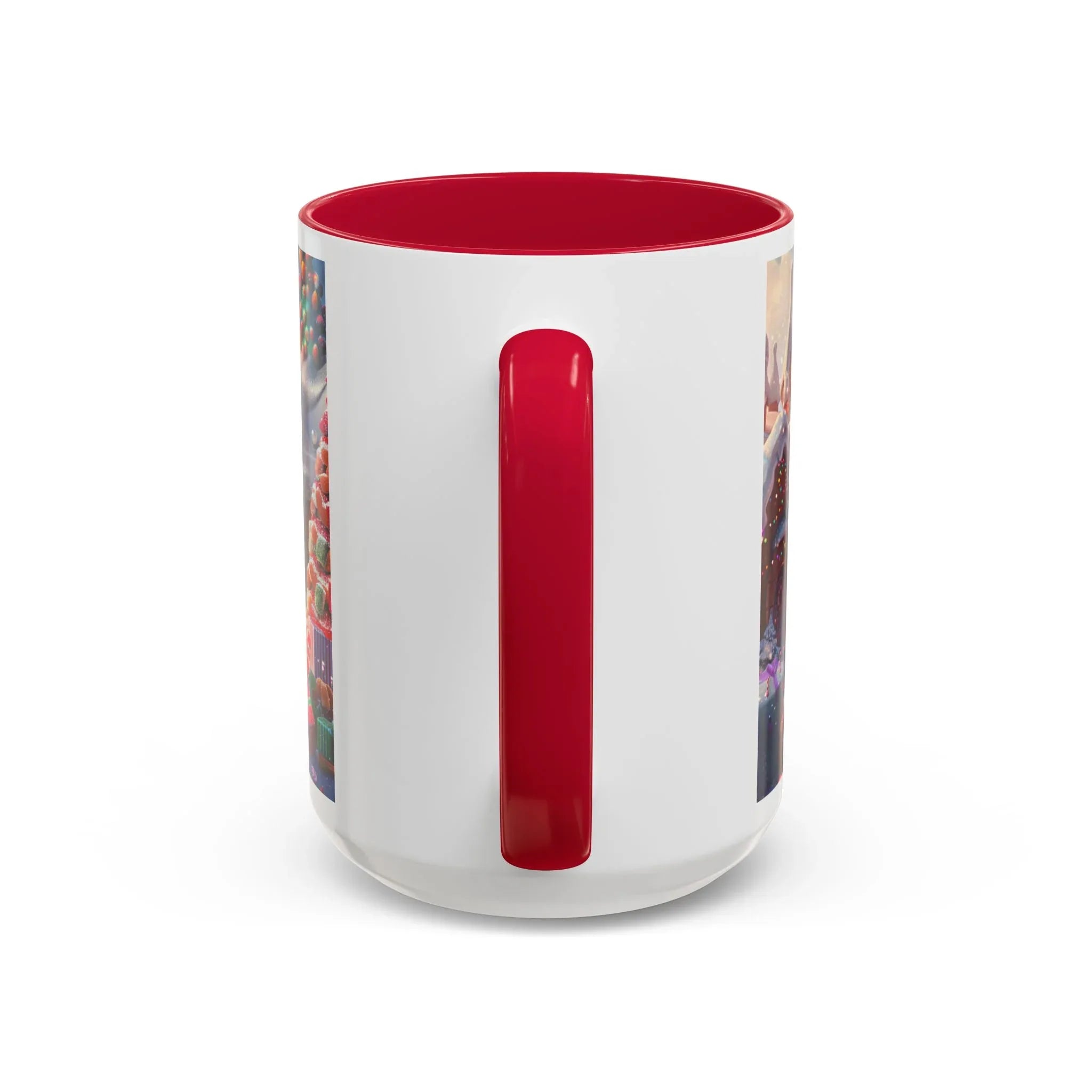 Festive Santa in Candy Wonderland mug | Holiday Christmas ceramic mug - 250 USA Celebration