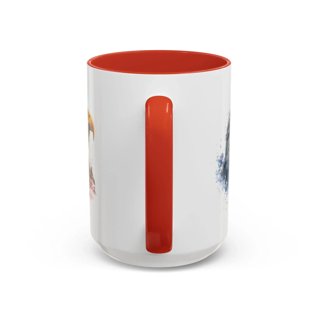 American Flag Bald Eagle Mug | Accent Coffee Mug - 250 USA Celebration