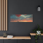 Romantic Canvas Wall Art, Love, Heart Balloon Art, Gift for Couples, Valentines Wall Decor, Valentine's Day Women's Merchandise, Valentines - 250 USA Celebration