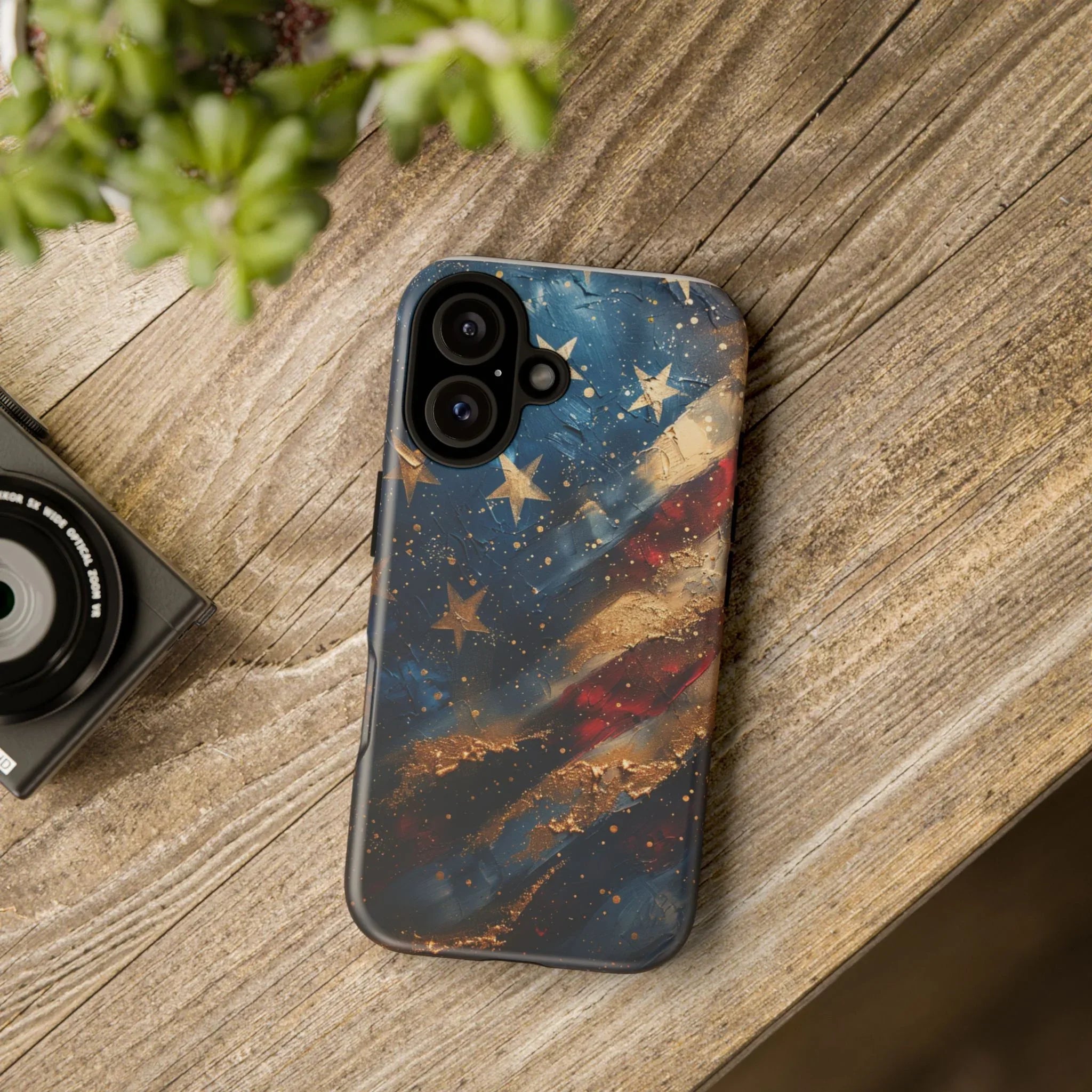 Distressed American Flag phone case | tough cases - 250 USA Celebration