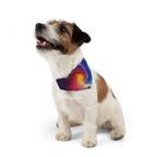 Galaxy Swirl Pet Bandana Collar | Nebula Space Print - 250 USA Celebration