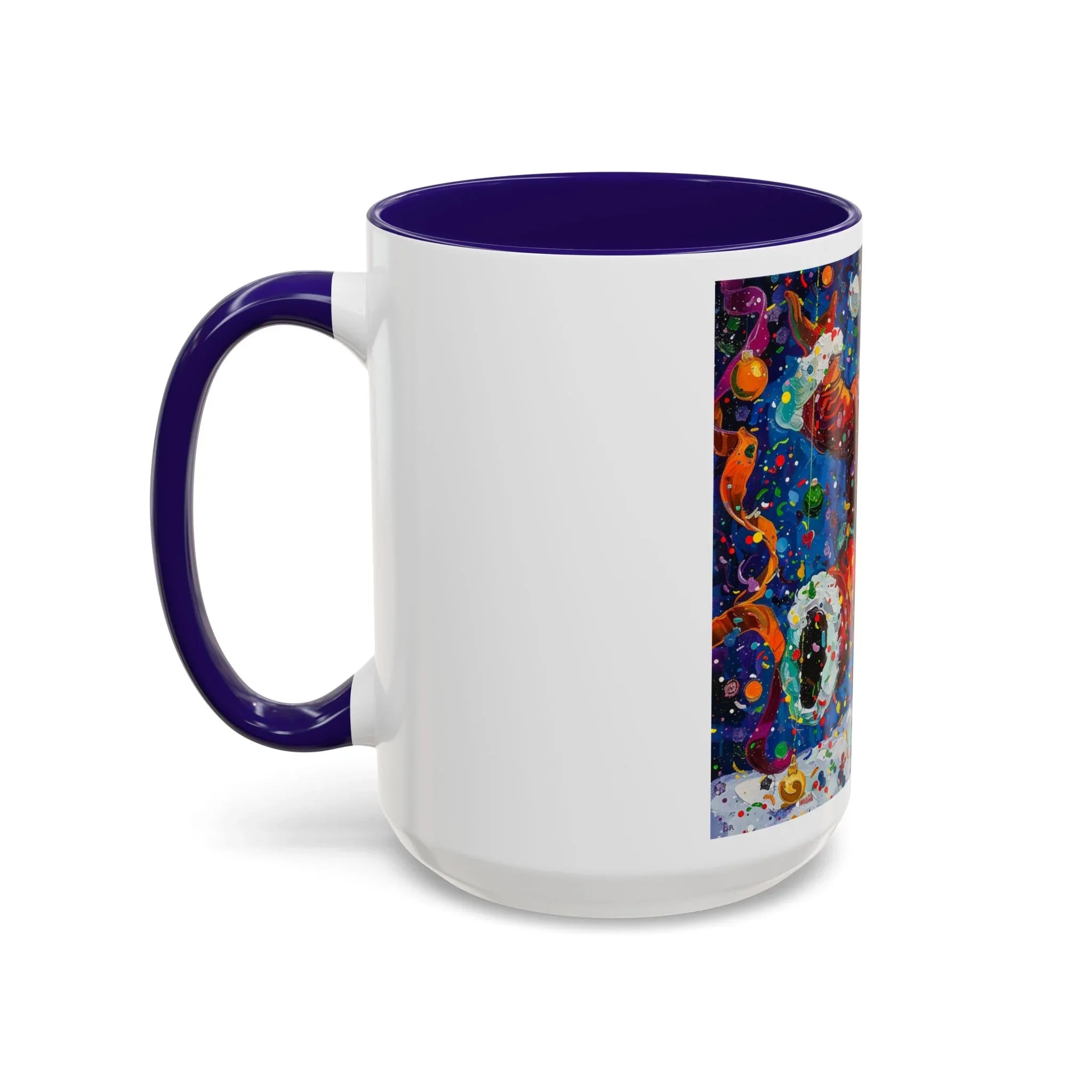 Colorful Mugs (11oz, 15oz) Santa Claus Coffee Cup, Santa Claus Coffee Mug - 250 USA Celebration