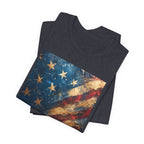 Patriotic Short Sleeve Tee, Unisex Casual Wear, Fourth of July Shirt, Independence Day Gift, Amercan Flag T-Shirt - 250 USA Celebration