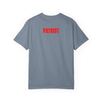 Patriot Graphic T-Shirt — Bold Red Text Tee for Patriotic Holidays