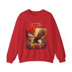 1776 Eagle Crewneck Sweatshirt – Patriotic American Independence Pullover