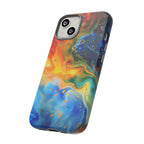 Abstract Colorful Swirl Phone Case | Tough Protective iPhone Cover - 250 USA Celebration