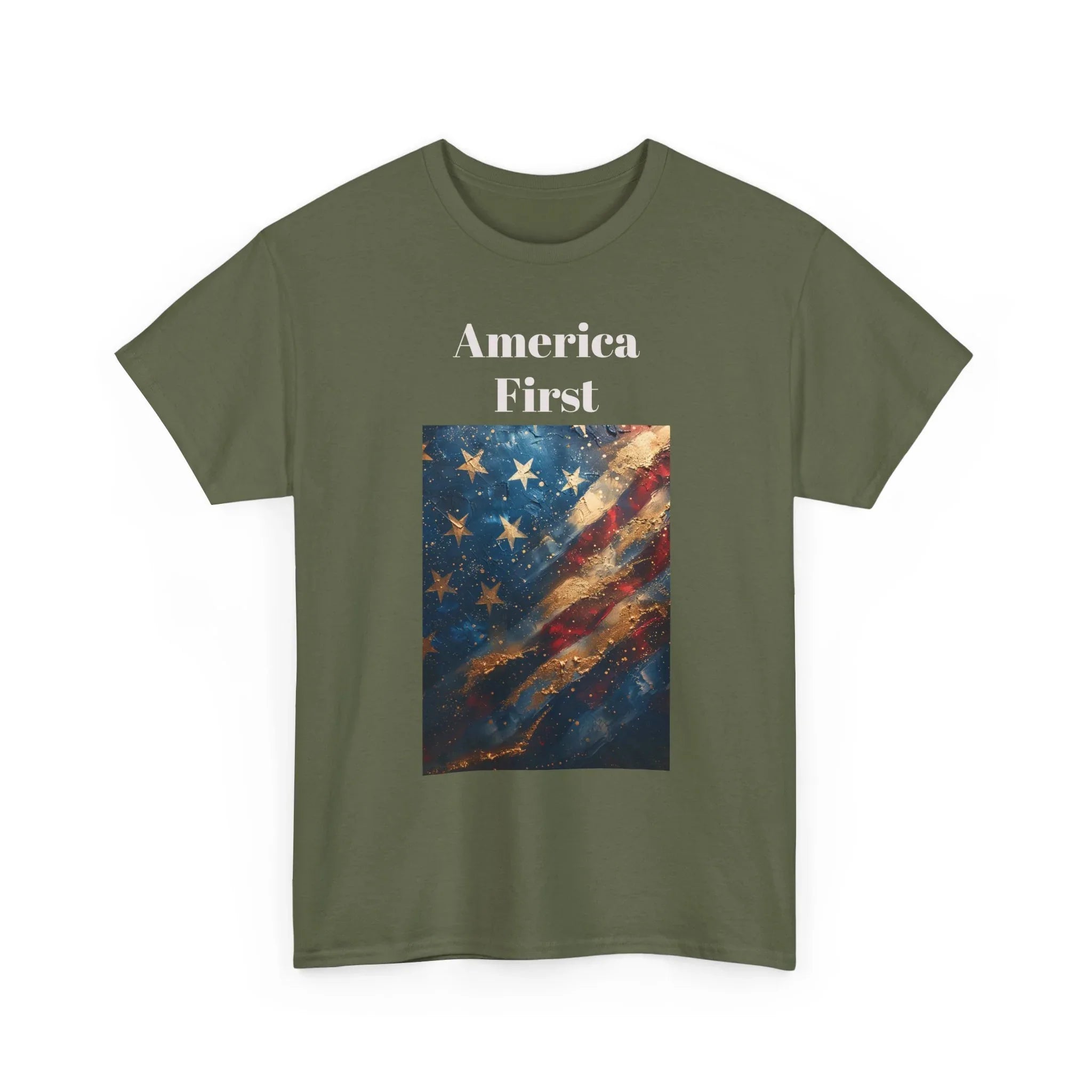 Vintage American Flag Tee, Patriotic Apparel, Independence Day Shirt, Unisex Cotton T-Shirt, Memorial Day Gift, America First Design - 250 USA Celebration