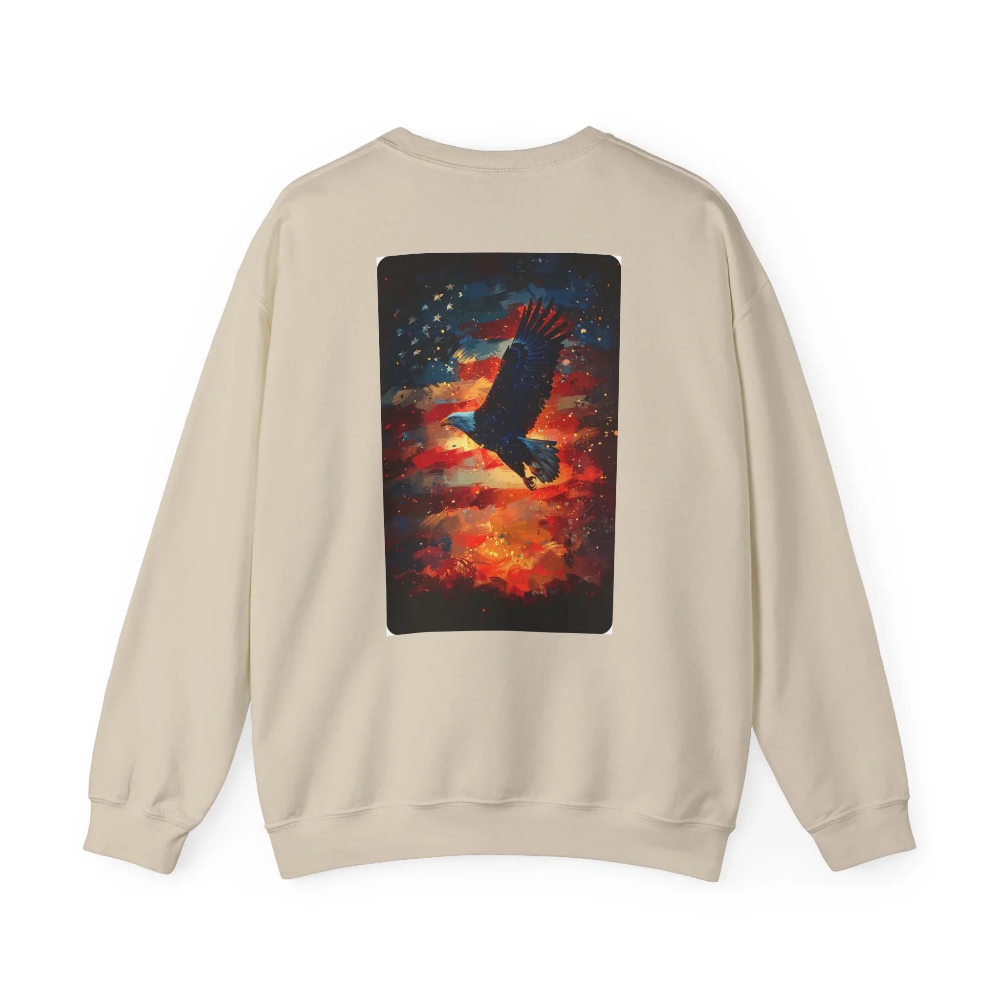 Patriotic American Crewneck Sweatshirt, USA Graphic Tees, Flag T-Shirts, Independence Apparel, Funny Patriotic Shirts, Custom American Tees - 250 USA Celebration