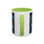 Santa Sleigh with Reindeer Coffee Mug | Christmas Moon Accent Mug - 250 USA Celebration