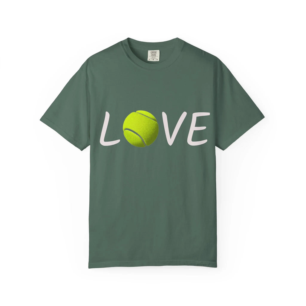 Tennis Ball LOVE T-Shirt | Tennis Lover Shirt, Sports Graphic Tee - 250 USA Celebration