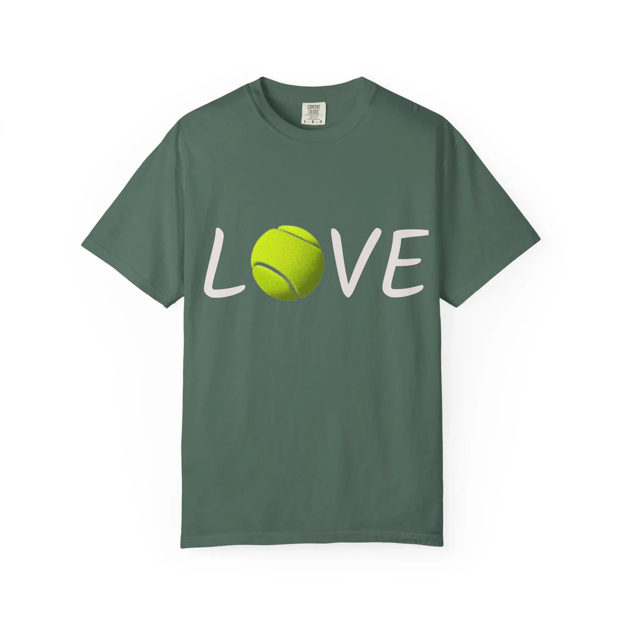 Tennis Ball LOVE T-Shirt | Tennis Lover Shirt, Sports Graphic Tee - 250 USA Celebration