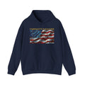 American Flag Hoodie "Established 1776, Perfected 2026"