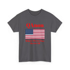 T‑Shirt — QAnon American Flag "Where We Go One, We Go All"