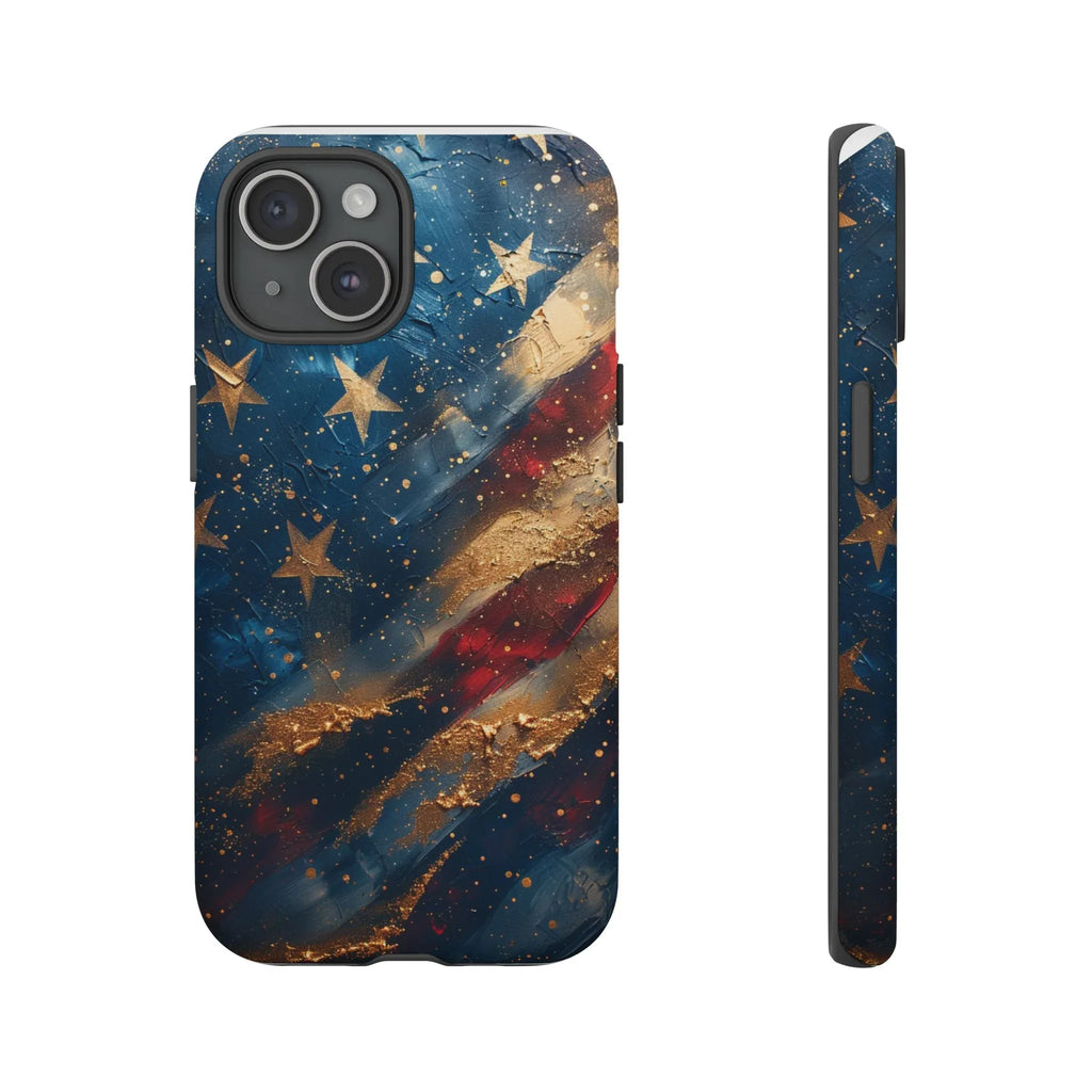 Distressed American Flag phone case | tough cases - 250 USA Celebration
