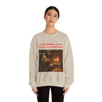 Christmas Santa Claus Crewneck Sweatshirt, Holiday Fireplace Design, Festive Xmas Sweatshirt, Colorful Winter Jumper, Unique Christmas Gift - 250 USA Celebration