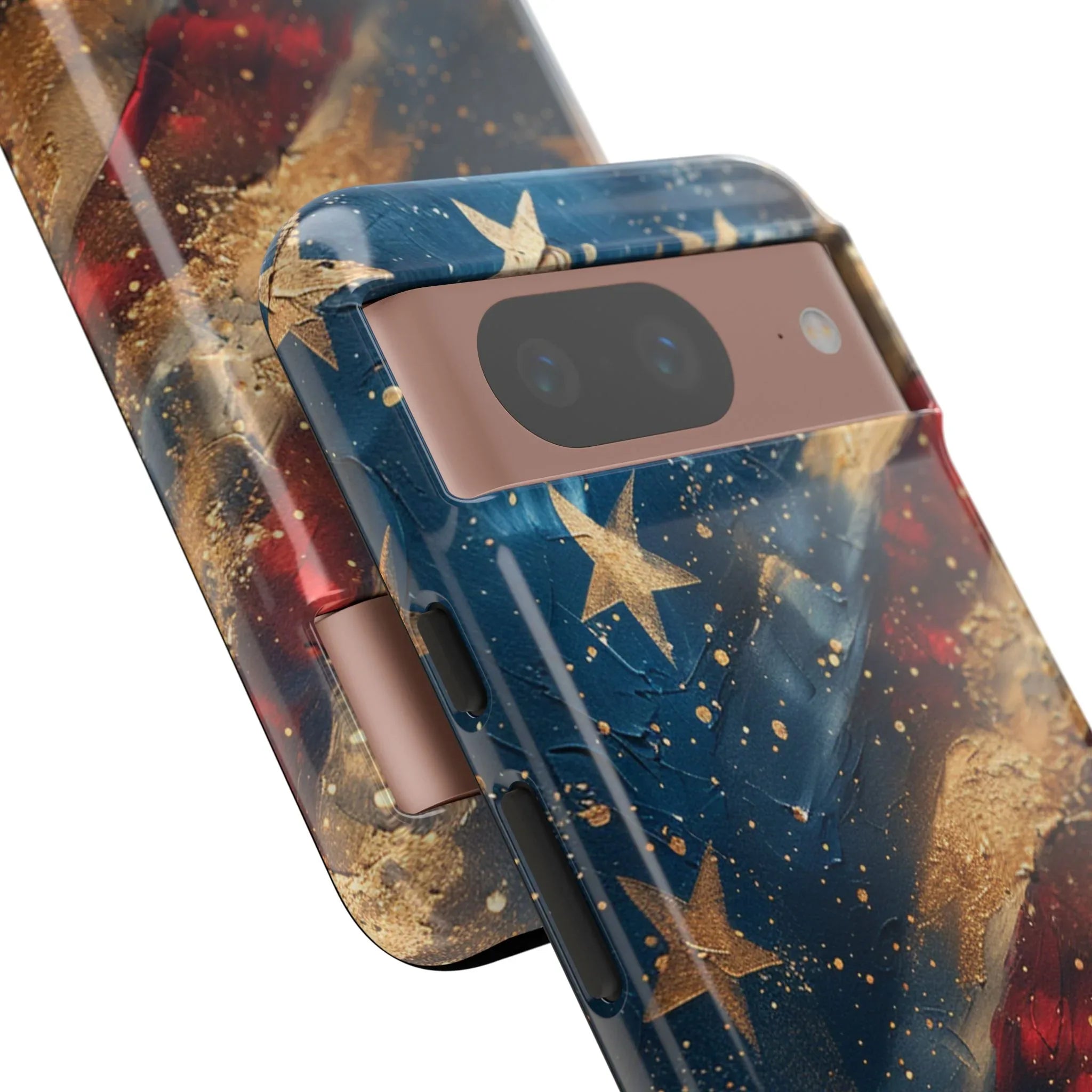 Patriotic Phone Case, Tough Cases with American Flag Design, Stylish Phone Accessories, USA Pride Gift, Durable Cases for All Occasions - 250 USA Celebration