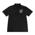 Front Line of Freedom Thin Blue Line Polo — Men's Support Police Shirt