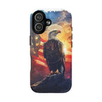 Patriotic Eagle Magnetic Phone Case, Tough Phone Covers, Americana Gifts, Unique Cell Phone Case, Fourth of July, Veterans Day - 250 USA Celebration