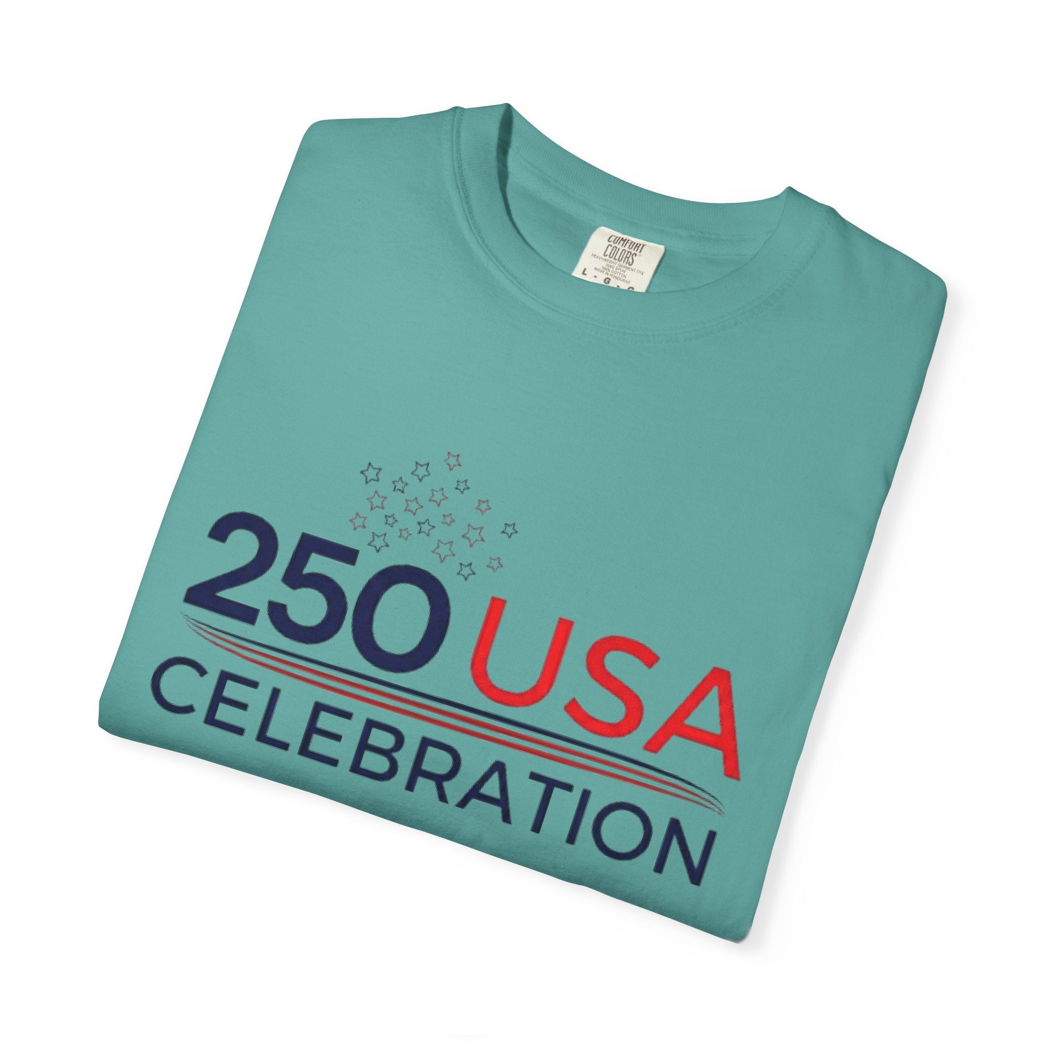 250 USA Celebration T-Shirt — Patriotic 250th Anniversary Tee