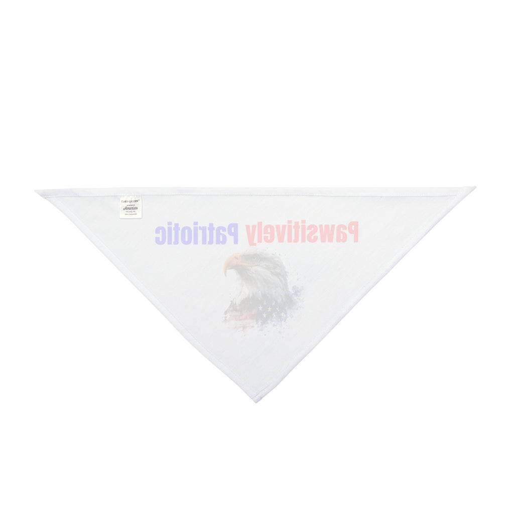 Pawsitively Patriotic Pet Bandana – Eagle Flag Design, 4th of July Dog Bandana