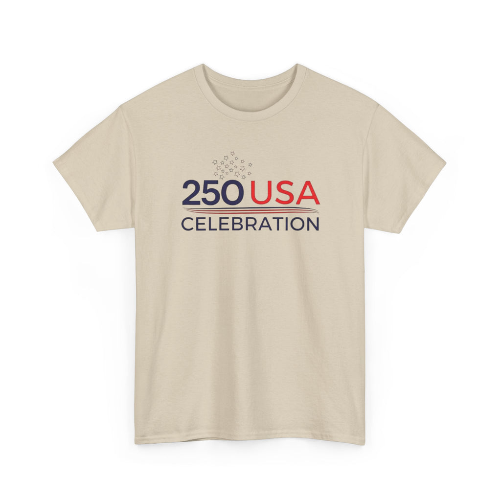 America 250 Tee Shirt | Official 250th Anniversary Edition - 250 USA Celebration Chest Logo Tee | Fourth of July Americana T-Shirt