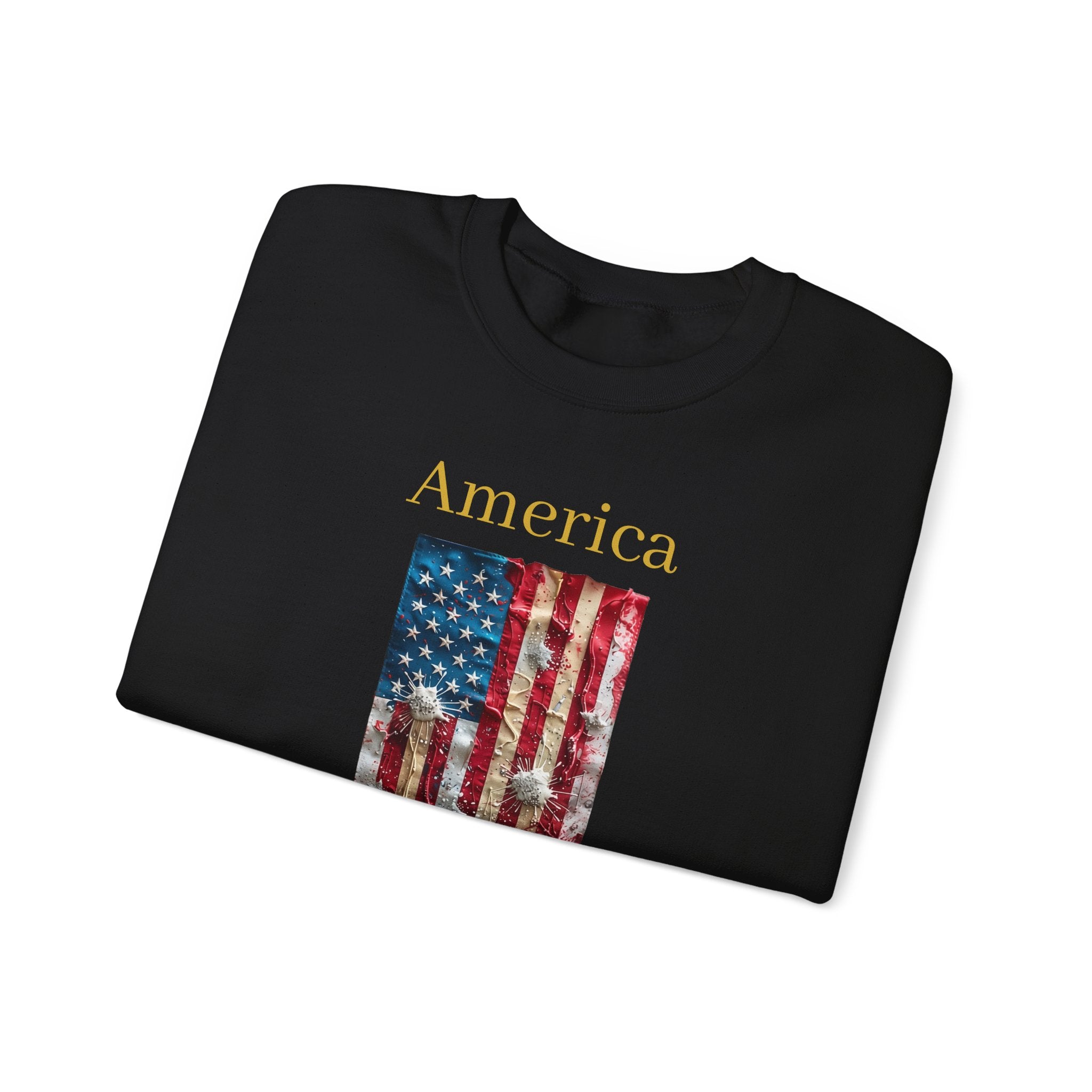 America 1776-2026 Flag Crewneck Sweatshirt