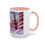 Festive Santa Candy Wonderland Mug | Holiday Santa Claus Candy Cane Forest - 250 USA Celebration