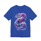 Psychedelic Rainbow Ouroboros Tee | Galaxy Fractal Mushroom Snake - 250 USA Celebration