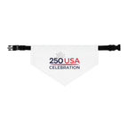 Pet Bandana — "250 USA Celebration" Patriotic Dog & Cat Bandana Collar