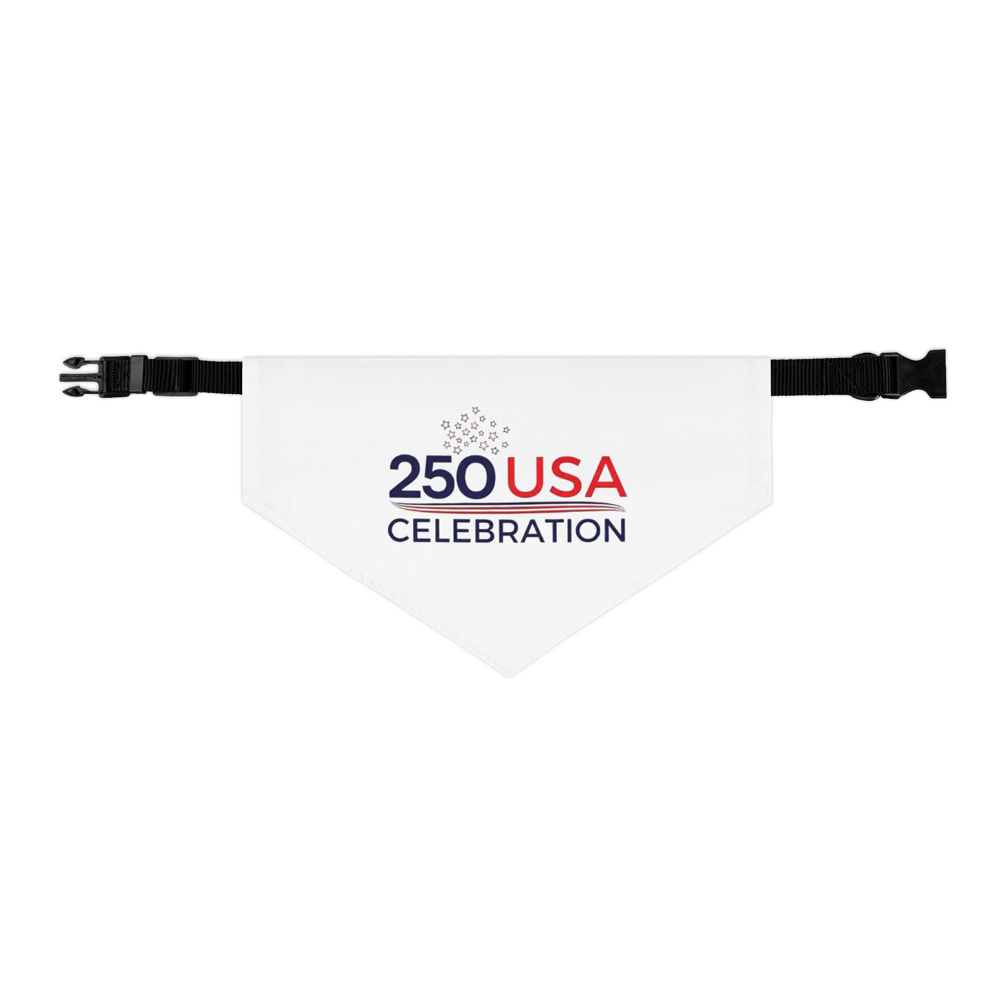 Pet Bandana — "250 USA Celebration" Patriotic Dog & Cat Bandana Collar