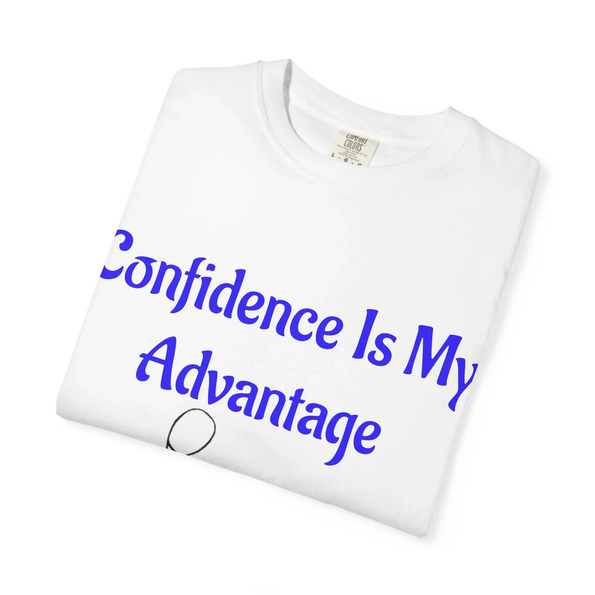 Confidence Is My Advantage Tennis Player T-Shirt | Tennis Quote Tee - 250 USA Celebration