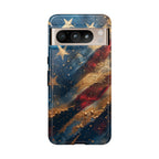 Patriotic Phone Case, Tough Cases with American Flag Design, Stylish Phone Accessories, USA Pride Gift, Durable Cases for All Occasions - 250 USA Celebration