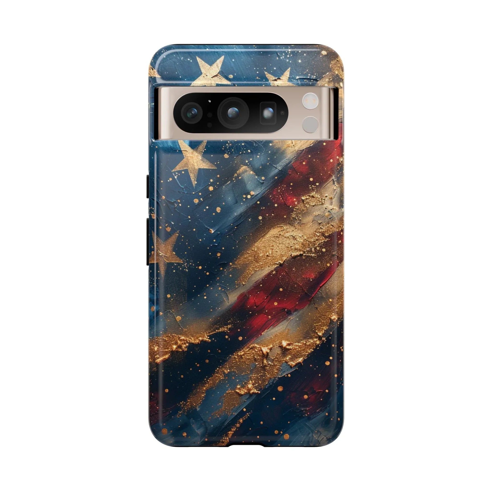 Patriotic Phone Case, Tough Cases with American Flag Design, Stylish Phone Accessories, USA Pride Gift, Durable Cases for All Occasions - 250 USA Celebration
