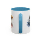 American Flag Bald Eagle Mug | Accent Coffee Mug - 250 USA Celebration