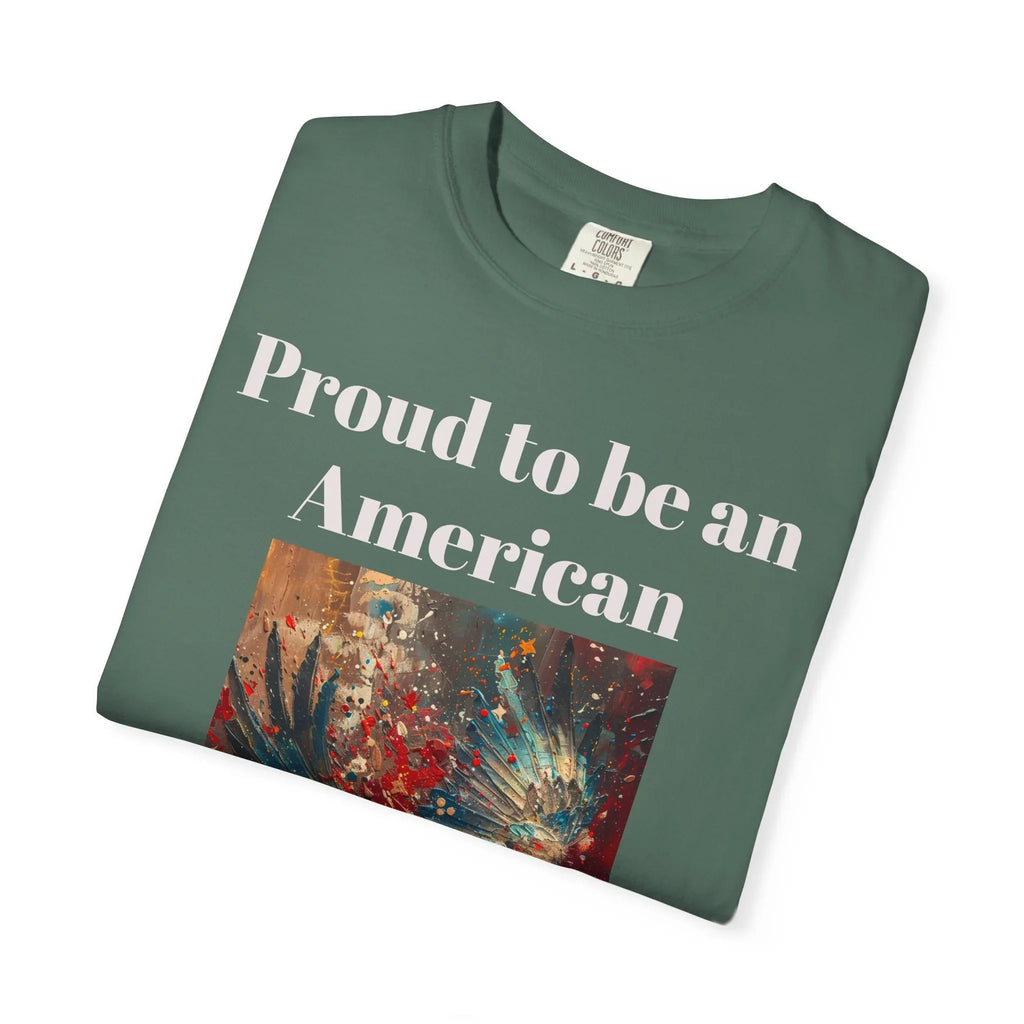 Patriotic Eagle T-Shirt, Proud to be an American Tee, Unisex Graphic T-Shirt, Independence Day Gift, Casual Wear, Eagle Design Shirt - 250 USA Celebration
