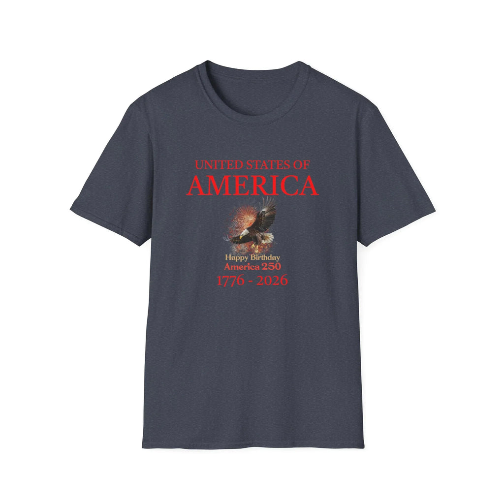 Unisex Softstyle T-Shirt - 250 USA Celebration