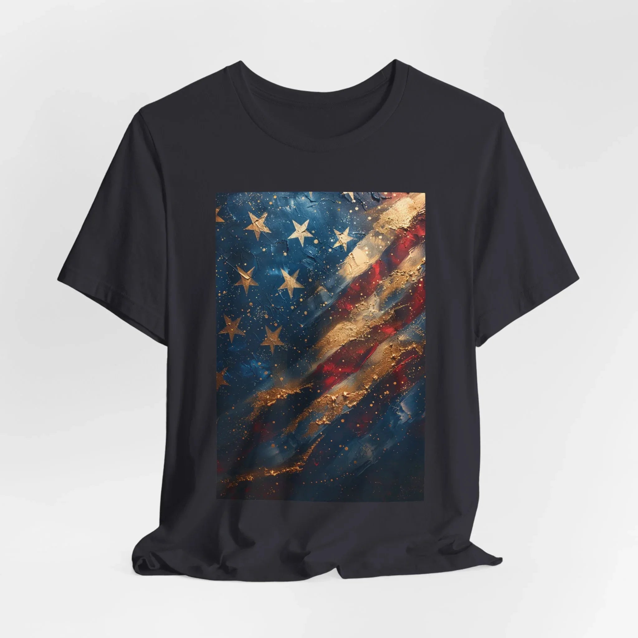 Patriotic Short Sleeve Tee, Unisex Casual Wear, Fourth of July Shirt, Independence Day Gift, Amercan Flag T-Shirt - 250 USA Celebration
