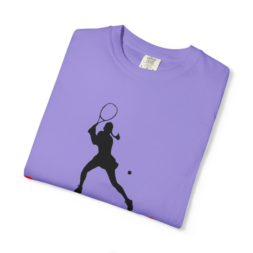 Calm Under Pressure Tennis Player T-shirt | Tennis Graphic Tee - 250 USA Celebration