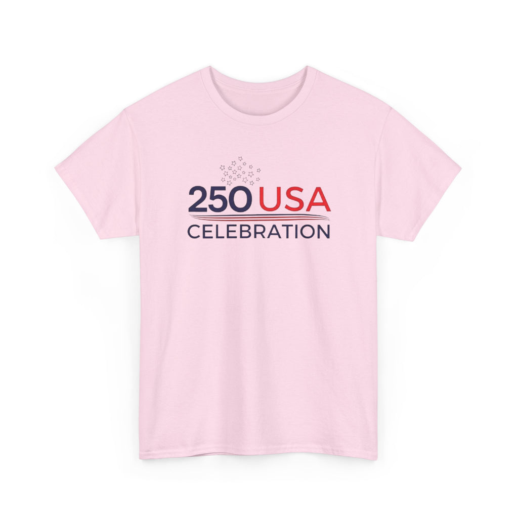America 250 Tee Shirt | Official 250th Anniversary Edition - 250 USA Celebration Chest Logo Tee | Fourth of July Americana T-Shirt
