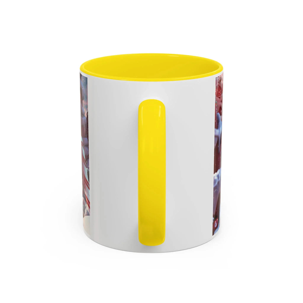 Coffee Mug, Festive Santa in Candy Wonderland, 11oz, 15oz, Tim Burton Style, Whimsical Holiday Cup, Christmas Gift, Hot Cocoa Mug - 250 USA Celebration