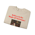 Christmas Magic Sweatshirt, Holiday Crewneck, Cozy Winter Apparel, Unisex Gift for Christmas, Believe in the Magic of Christmas! - 250 USA Celebration