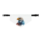 Eagle Watercolor Pet Bandana, Stylish Dog Collar, Nature Lover Gift, Outdoor Adventures, Pet Fashion Accessory, Dog Bandana - 250 USA Celebration