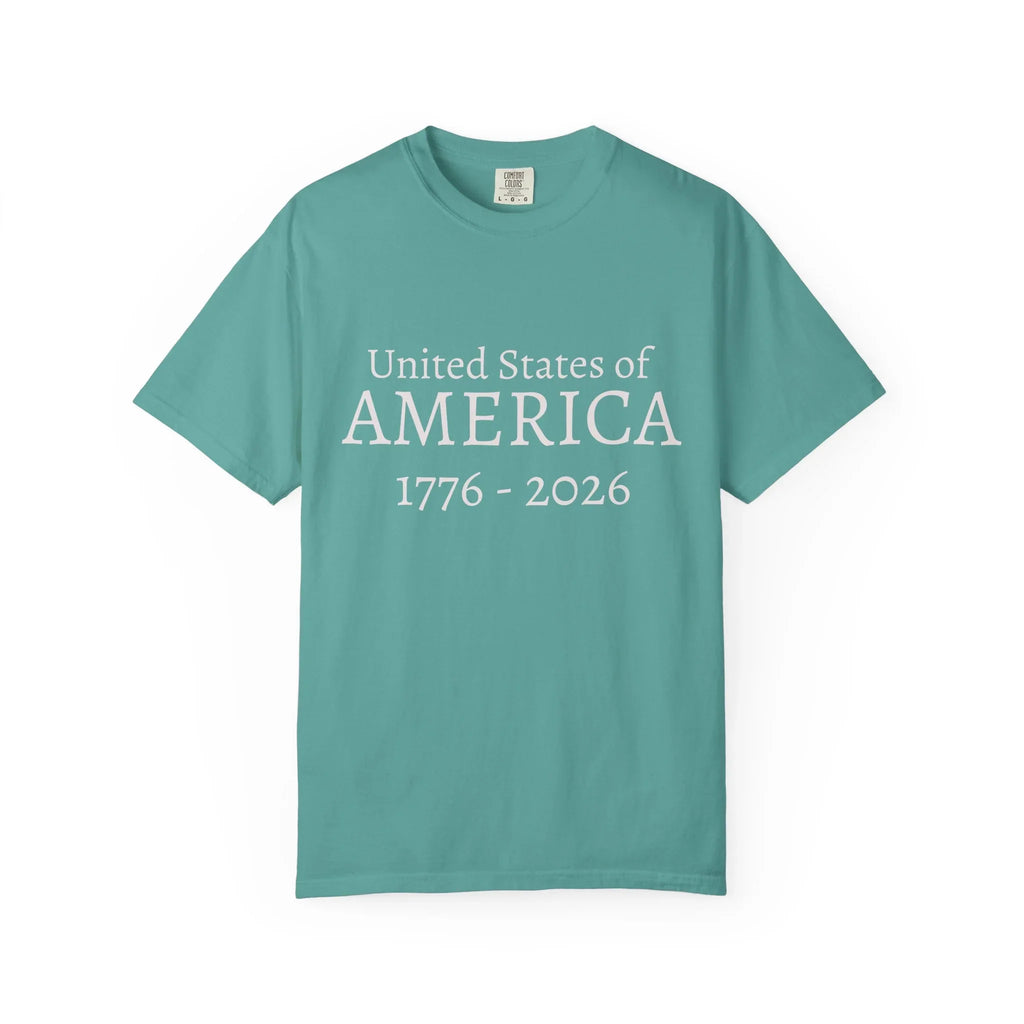 United States of AMERICA 1776-2026 T-Shirt | Patriotic Anniversary Tee - 250 USA Celebration