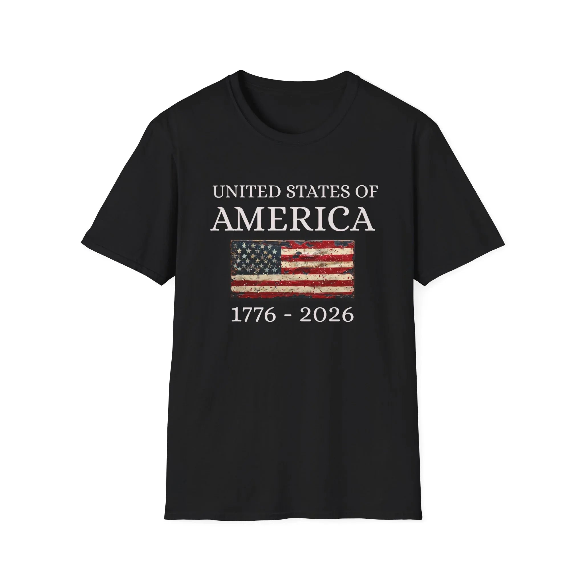 United States of America Patriotic America First T-Shirt | USA Flag - 250 USA Celebration