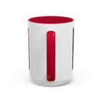 Colorful Mugs (11oz, 15oz), American Flag, Patriotic Flag coffee cup